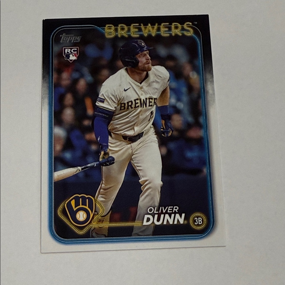 Topps Brewers Rookie card